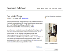 Tablet Screenshot of bernhardodehnal.com
